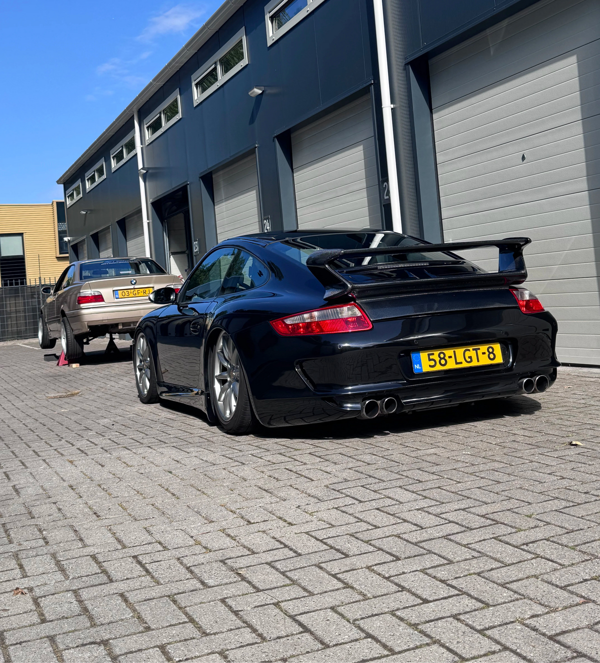 Bagged Porsche 997 Carrera 4S